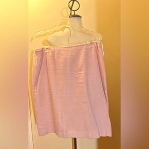 Pink tweeted Walking jacket with skirt